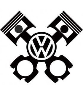 Stickers PISTON VW