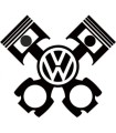 Stickers PISTON VW