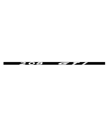 Stickers CACHE FEUX STOP PEUGEOT 208 GTI