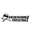 Stickers PAS BOURRE