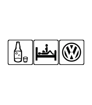 Stickers EAT SEX VW