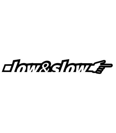 Stickers LOW AND SLOW