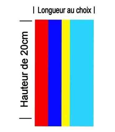 Stickers BANDE PTS-2 Hauteur 20CM