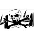 Stickers 4X4 TETE DE MORT