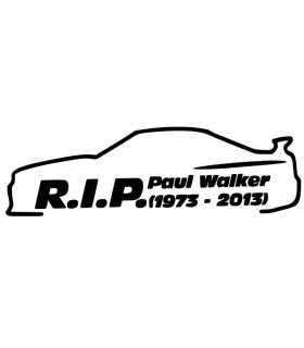 Stickers PAUL WALKER 8 GAUCHE