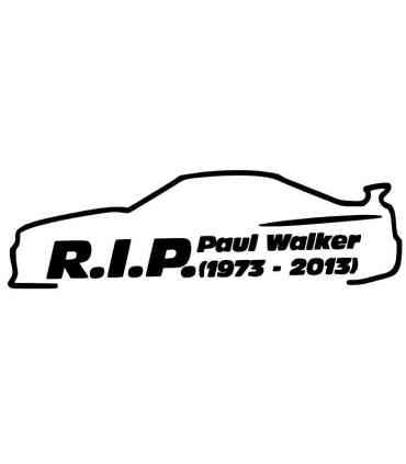 Stickers PAUL WALKER 8 GAUCHE