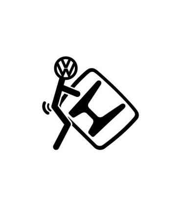 Stickers FUCK HONDA
