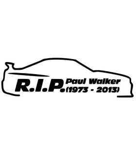 Stickers PAUL WALKER 8 DROIT