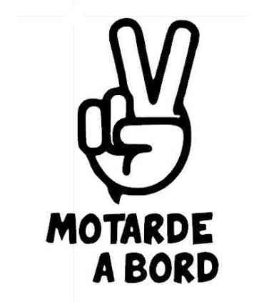 Stickers MOTARDE A BORD
