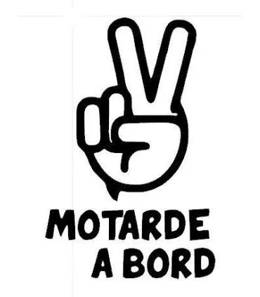 Stickers MOTARDE A BORD