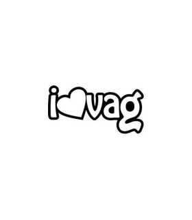 Stickers I LOVE VAG