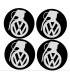 Stickers CENTRE DE ROUE VW GRENADE x4