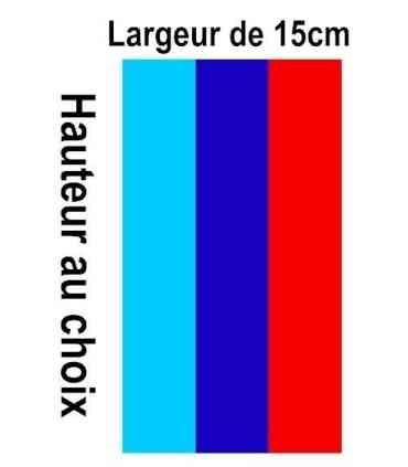 Stickers BMW MOTORSPORT LARGEUR 15cm