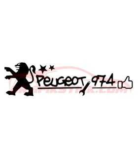 Stickers PEUGEOT 974