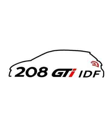 Stickers  TEAM 208 IDF