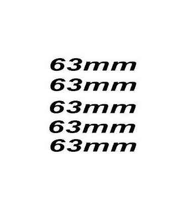 STICKERS 63mm X5