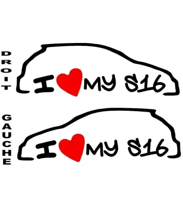 Stickers I LOVE MY S16
