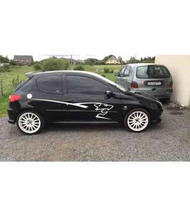 STICKERS LION PEUGEOT GRAND FORMAT (X2)