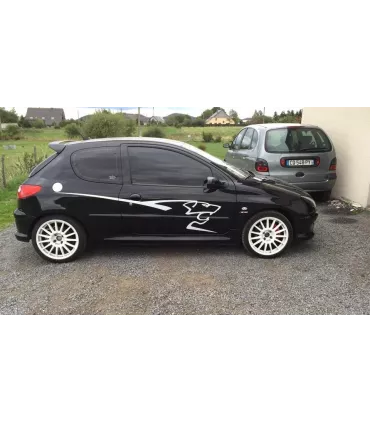 STICKERS LION PEUGEOT GRAND FORMAT (X2)