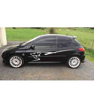 STICKERS LION PEUGEOT GRAND FORMAT (X2)