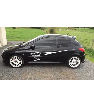 STICKERS LION PEUGEOT GRAND FORMAT (X2)